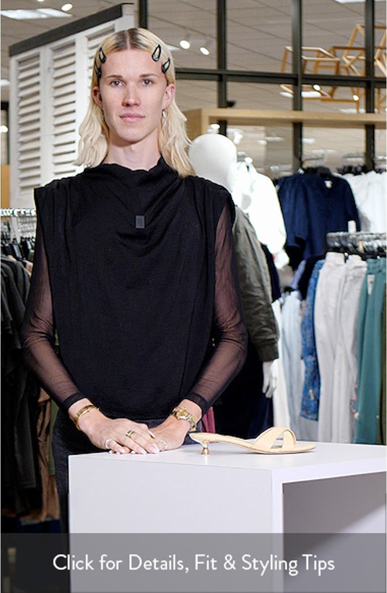 Tracey Kitten Heel Slide Sandal, sales video thumbnail