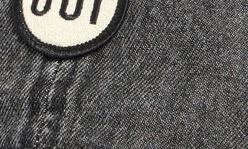 Clare V . Oui Patch Denim Baseball Cap