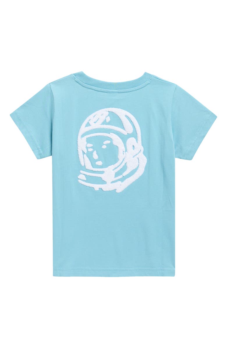Billionaire Boys Club Kids' Astronaut Logo Embroidered T-Shirt, Alternate, color, Milky Blue