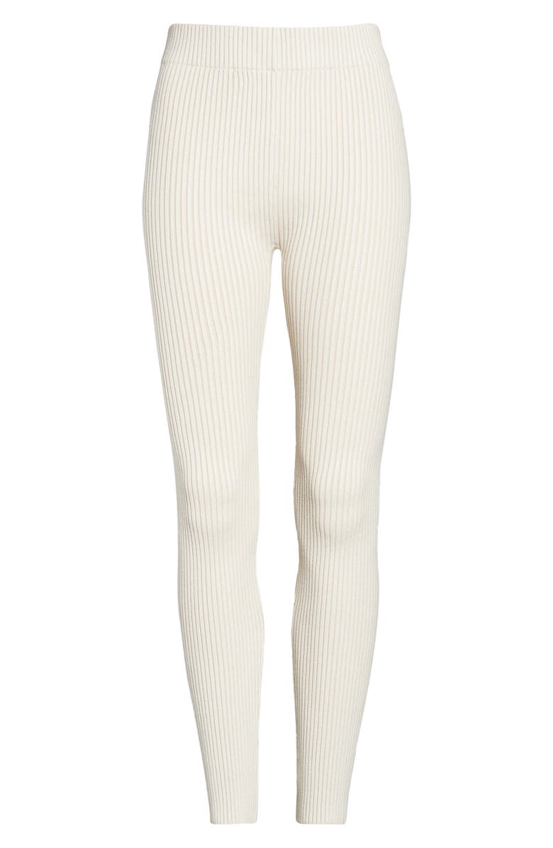 Lunya Cottonsilk<sup>™</sup> Organic Cotton Blend Rib Leggings, Alternate, color, Calm Tan