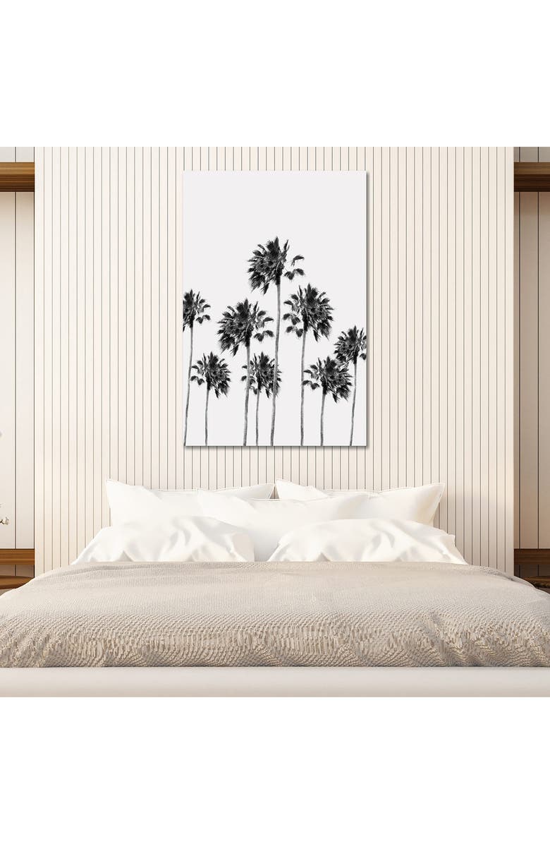 iCanvas Black White Palm Trees Finesse I by Anita's & Bella's Art Canvas Wall Art, Alternate, color, Multi