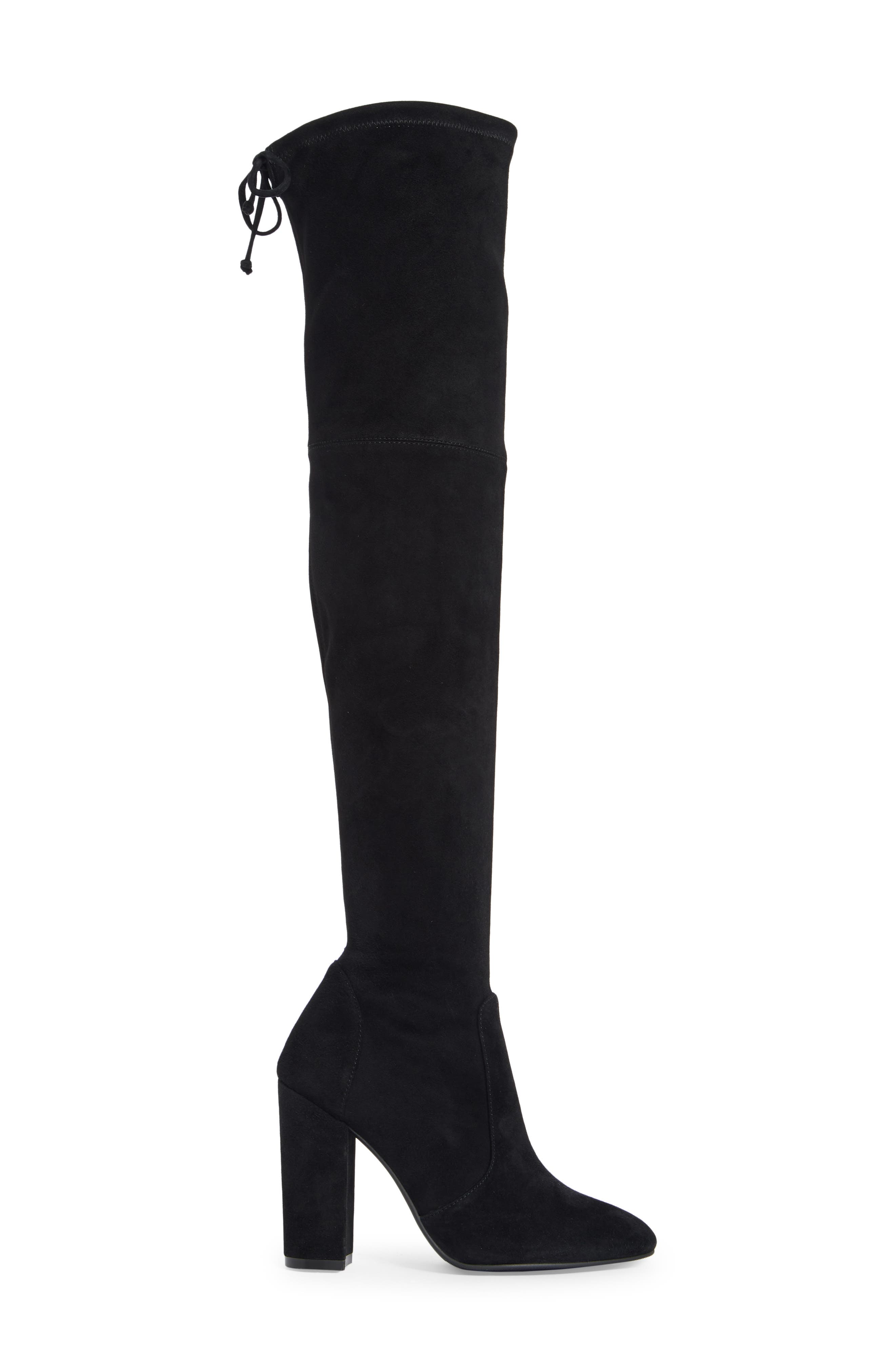 Ariana 100 City Over the Knee Boot, Alternate, color, BLACK