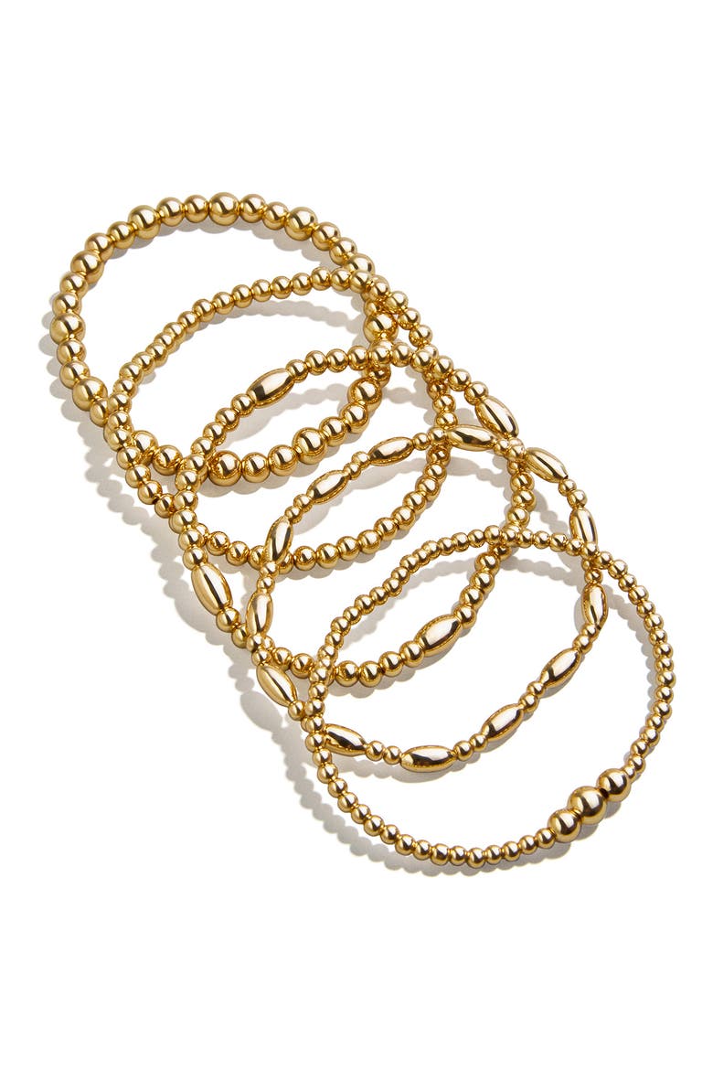 Pisa Bracelet Set, Alternate, color, GOLD