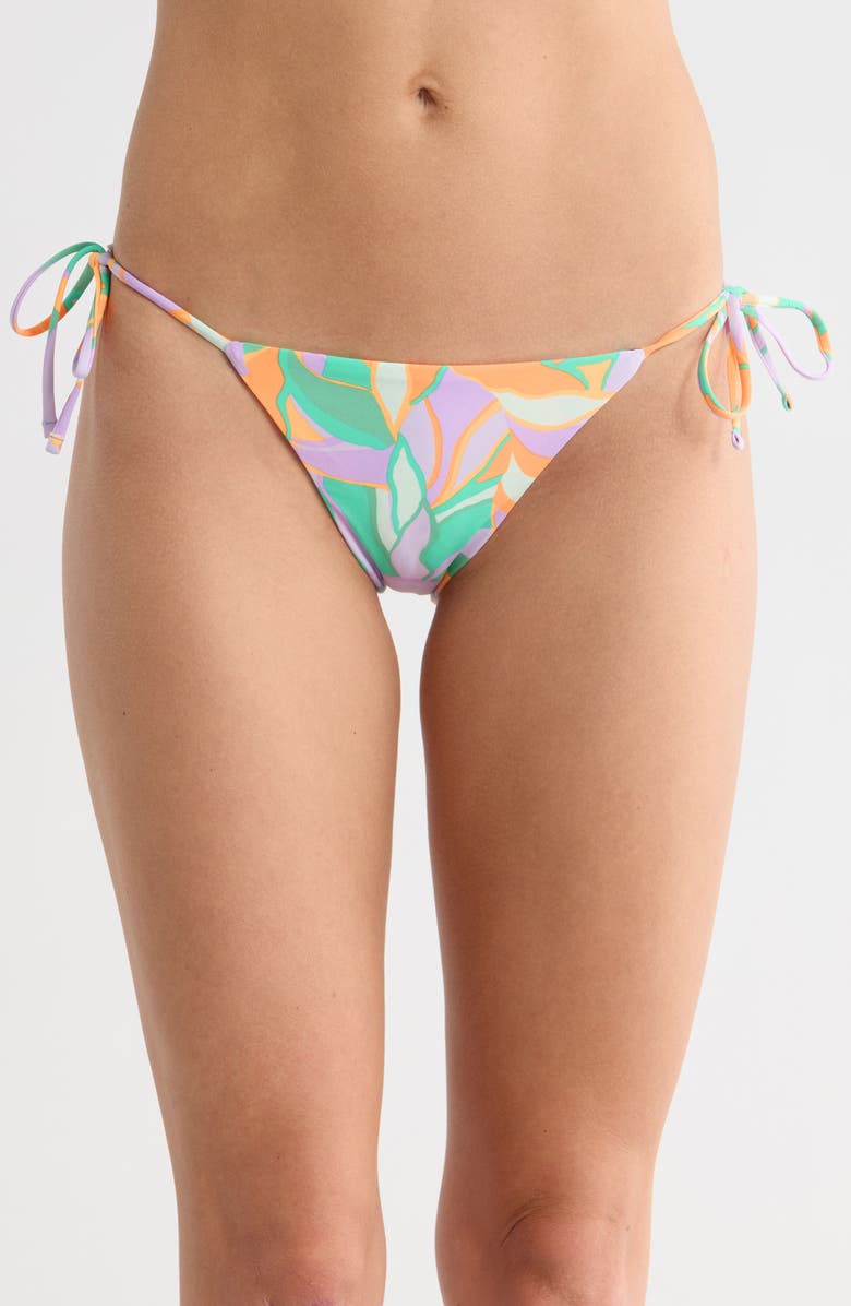 Maaji Sunning Reversible Bikini Bottoms, Main, color, White