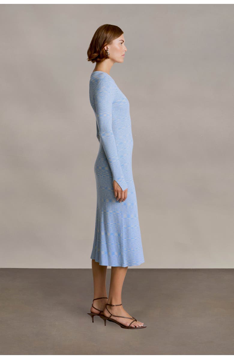 AMUR Myella Knit Dress, Alternate, color, Arctic Breeze