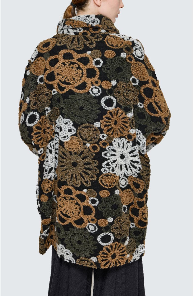 LUUKAA Sorelle Convertible Poncho-Jacket, Alternate, color, Olive