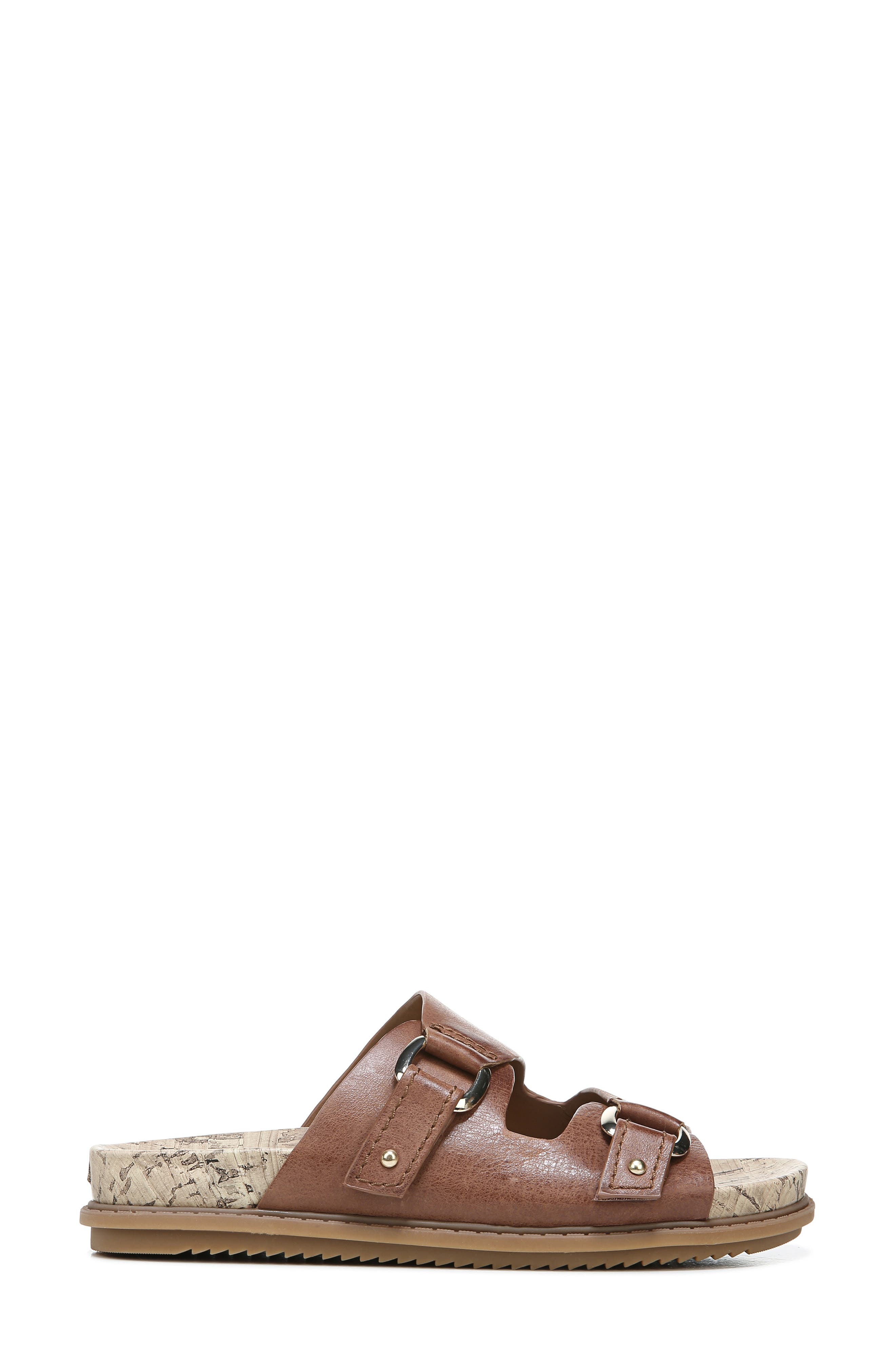 Madigan Slide Sandal, Alternate, color, BRAZIL NUT
