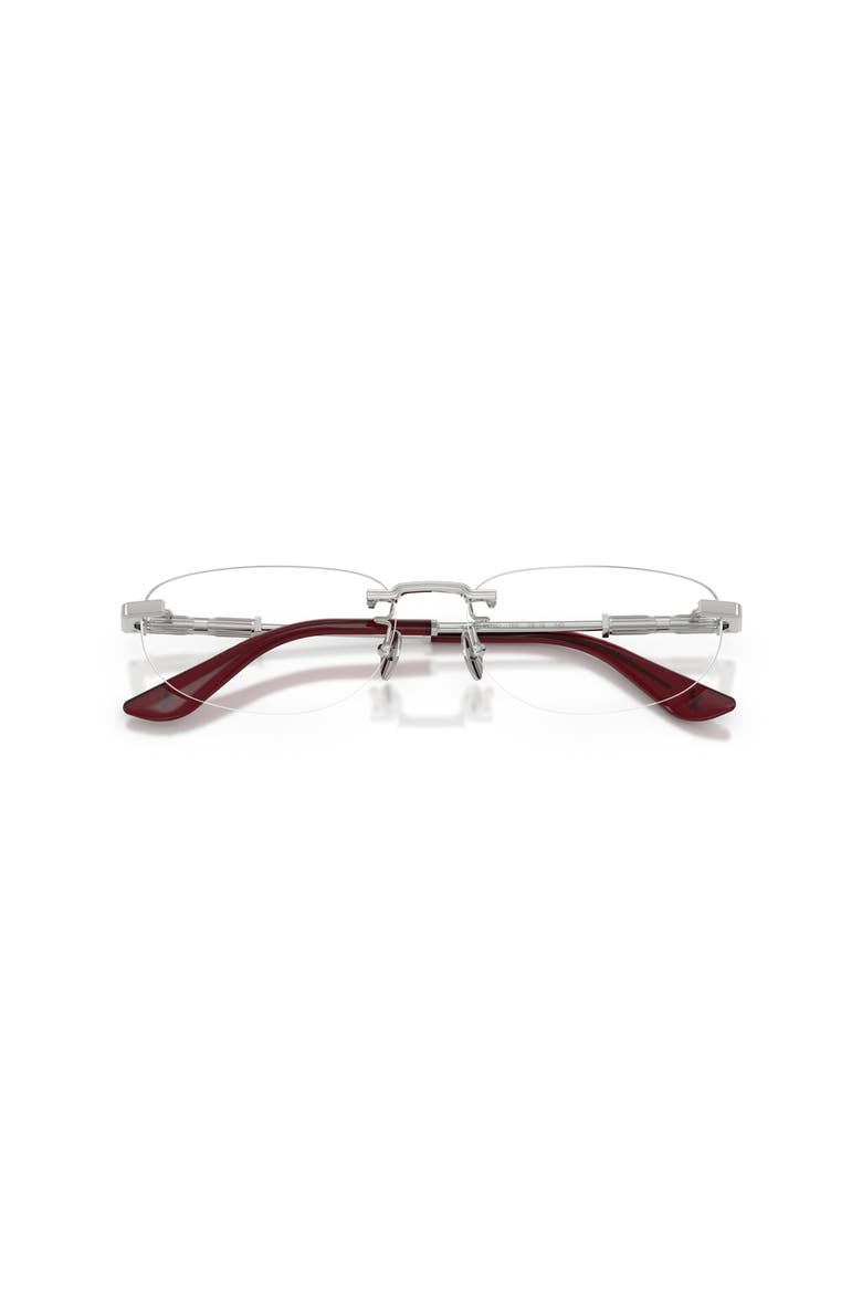 59mm Rectangle optical glasses, Alternate, color, Silver