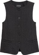 Emporio Armani Chevron Jersey Vest