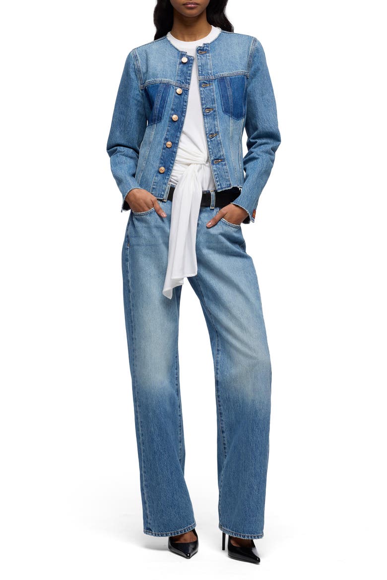 Low Straight Leg Jeans, Alternate, color, SHADOWCREST