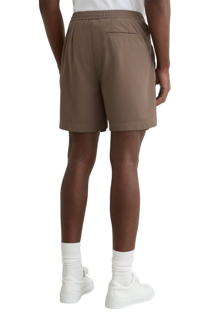 Reiss Newmark Drawstring Shorts, Alternate, color, Mocha Brown