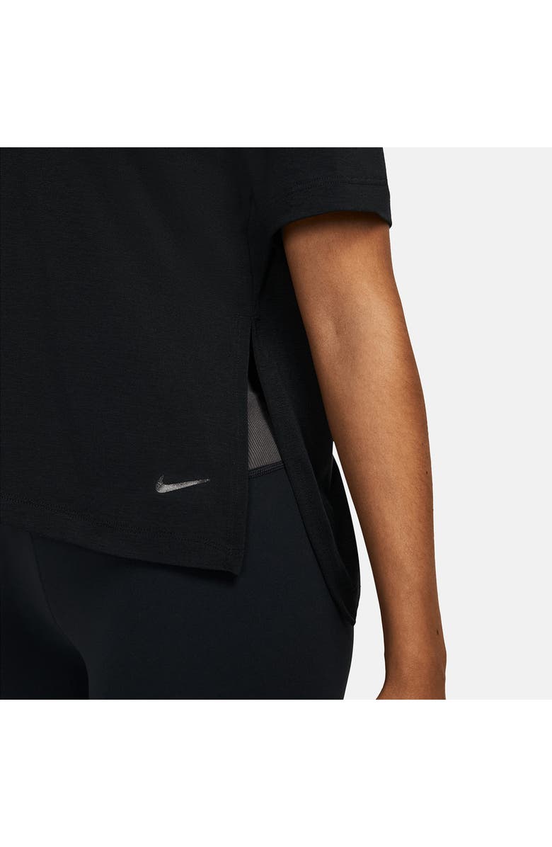 Nike Yoga Dri-FIT Short Sleeve T-Shirt, Alternate, color,