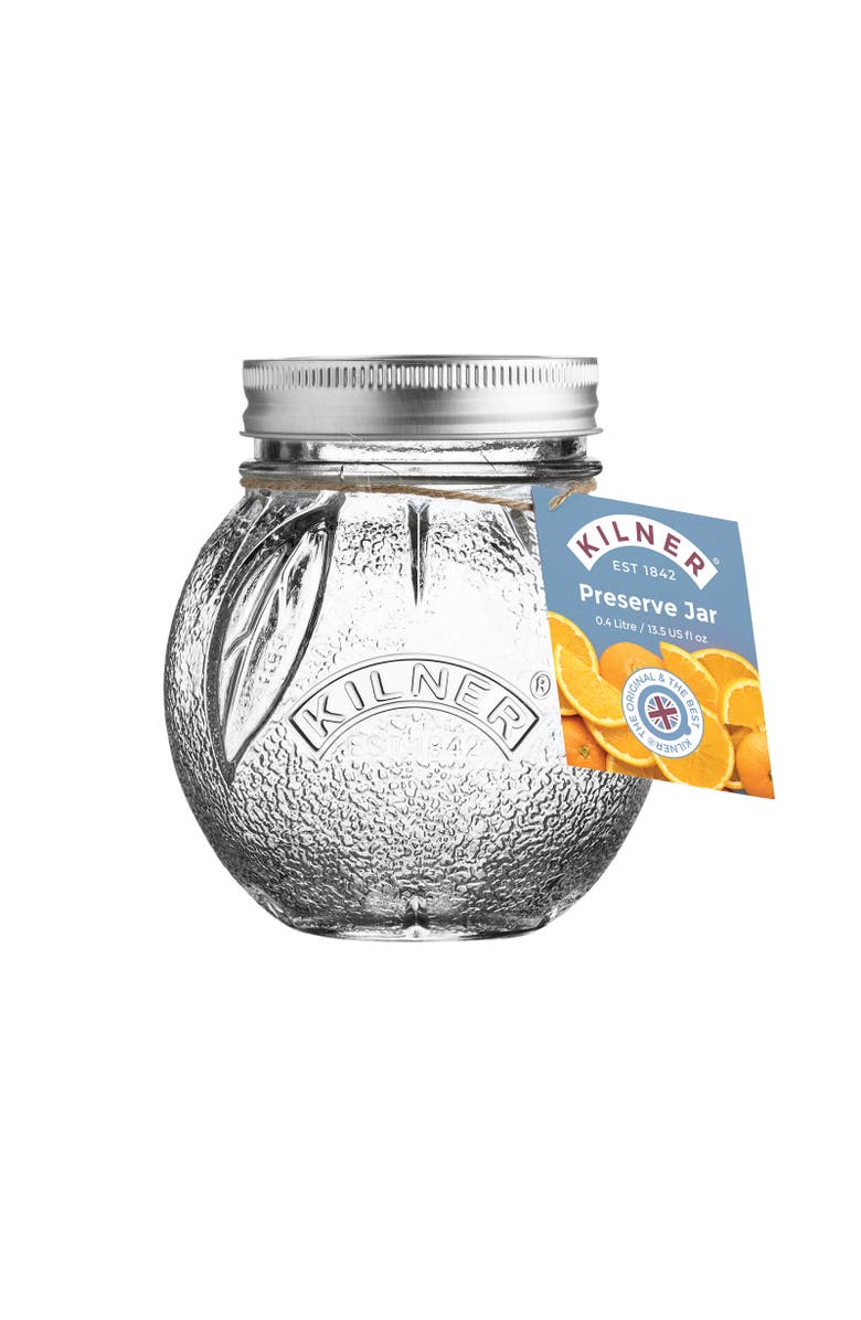 Kilner Orange Fruit Jar, 13.5 Ounce, Alternate, color, Clear