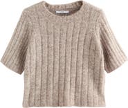 NEXT Short Sleeve Recycled Polyester Blend Sweater