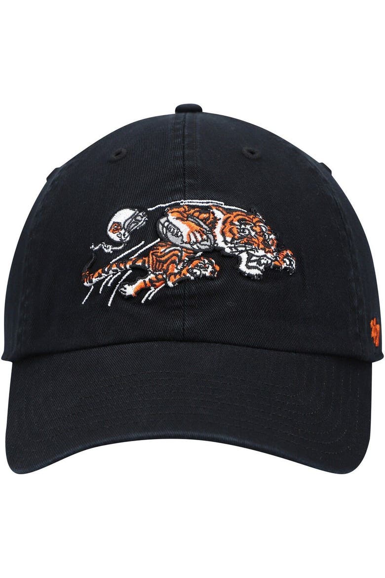 Men's '47 Black Cincinnati Bengals Clean Up Legacy Adjustable Hat, Alternate, color, BLACK