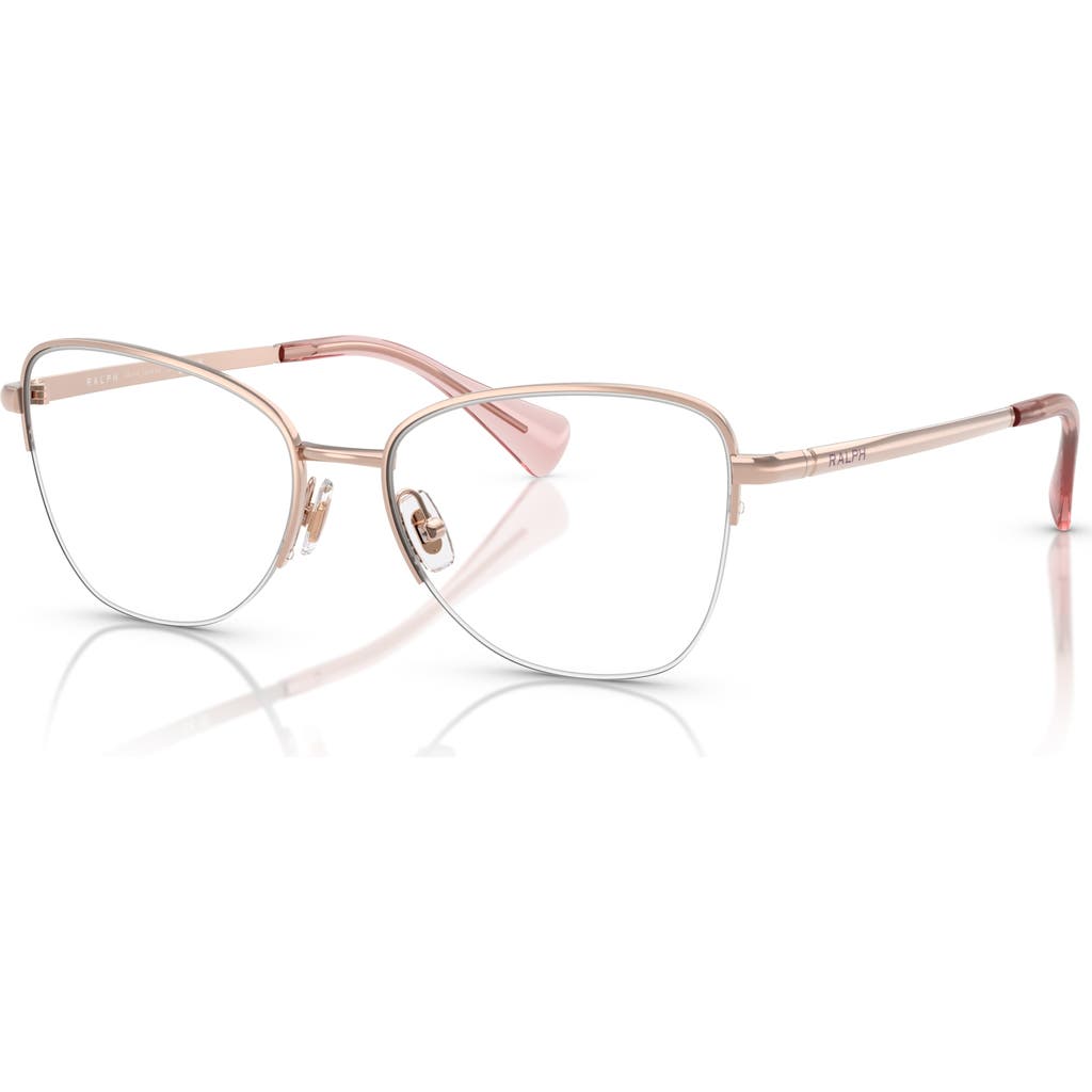 Ralph 53mm Irregular Optical Glasses In Pink