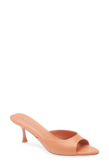 Jeffrey Campbell Spy-kid Slide Sandal In Orange