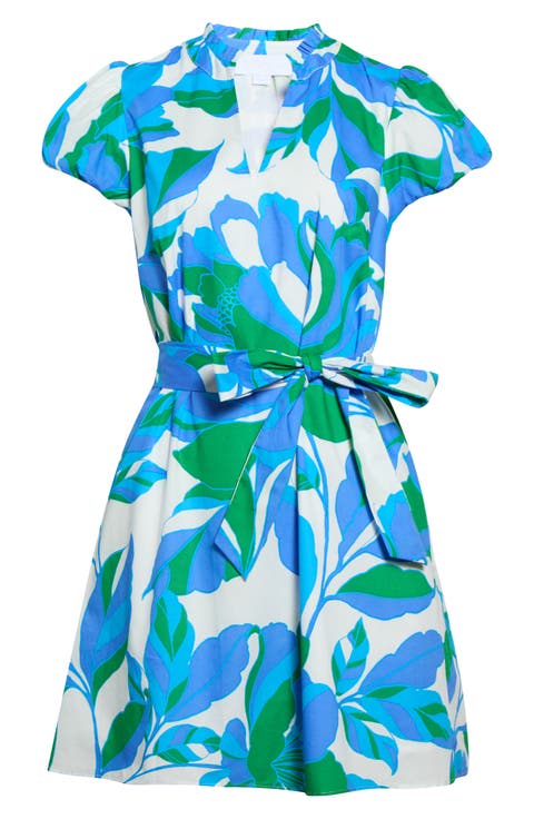 Pansie Floral Orela Shift Minidress