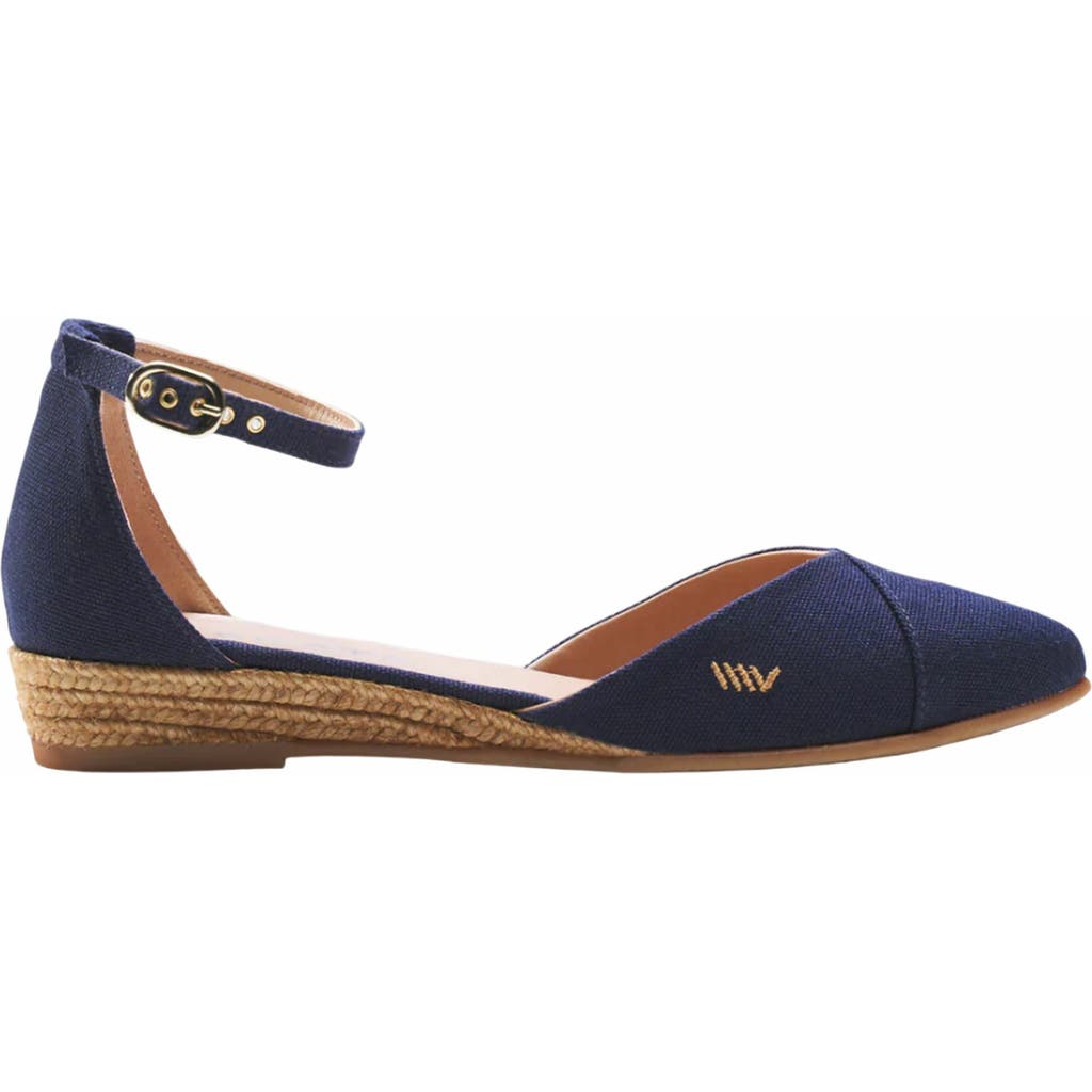 Viscata Montroig Canvas Espadrille Flats In Blue
