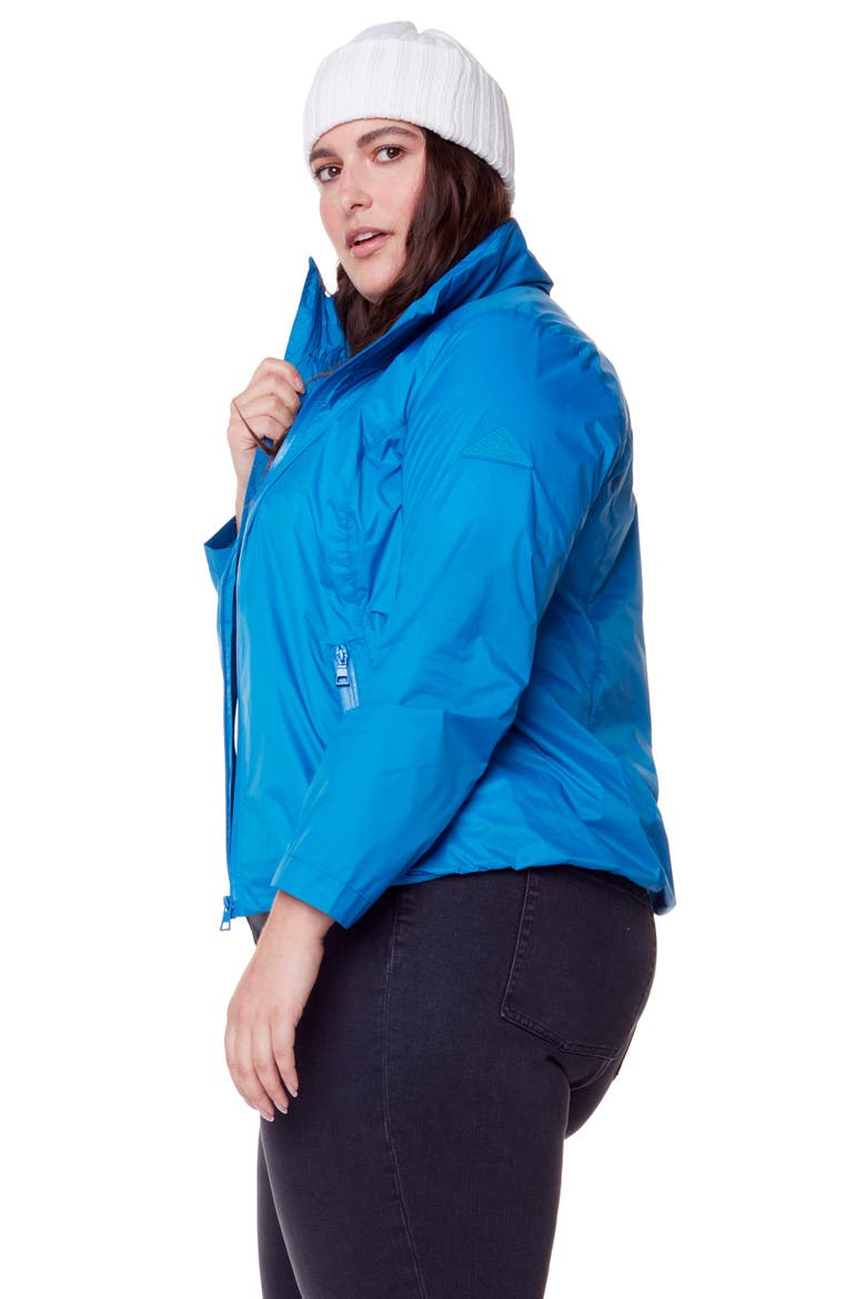 PELLY PLUS SIZE - Recycled Ultralight Windshell Jacket, Alternate, color, BLUE