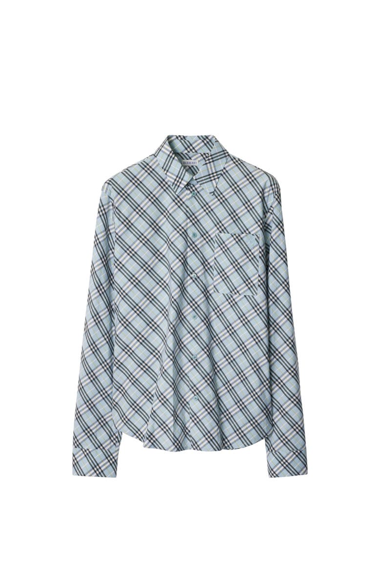Burberry Relaxed Fit Check Cotton Shirt, Alternate, color,