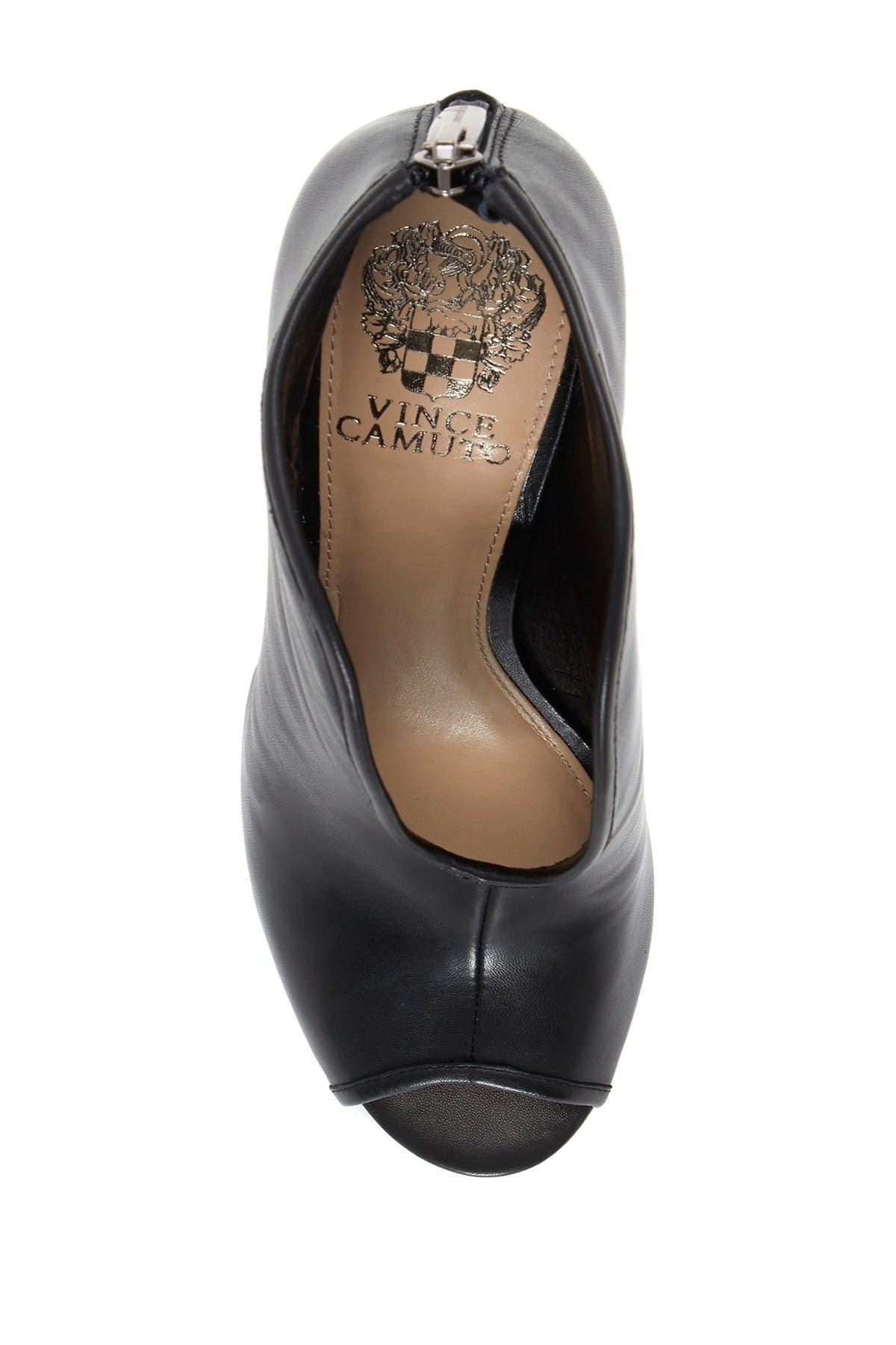 Vince Camuto 'Amber' Peep Toe Bootie, Alternate, color, 