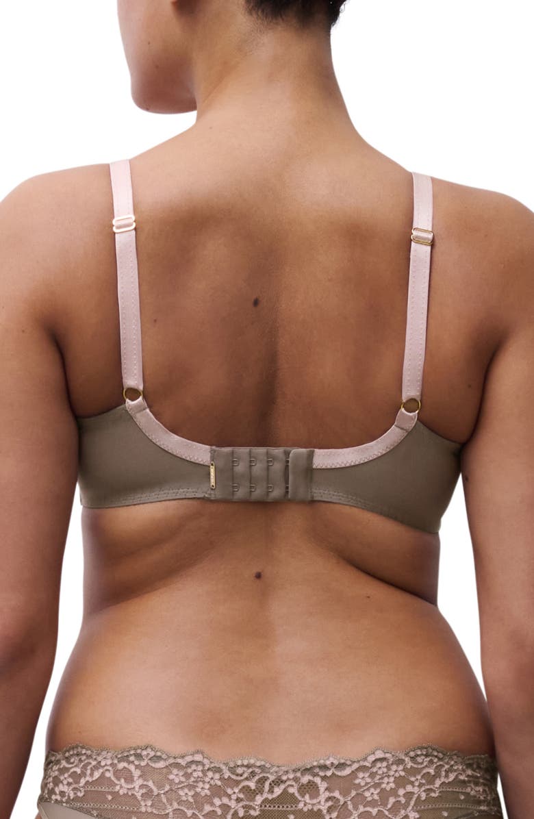 Chantelle Lingerie Rive Gauche Full Coverage Underwire Bra, Alternate, color, Bronzed Taupe Rose