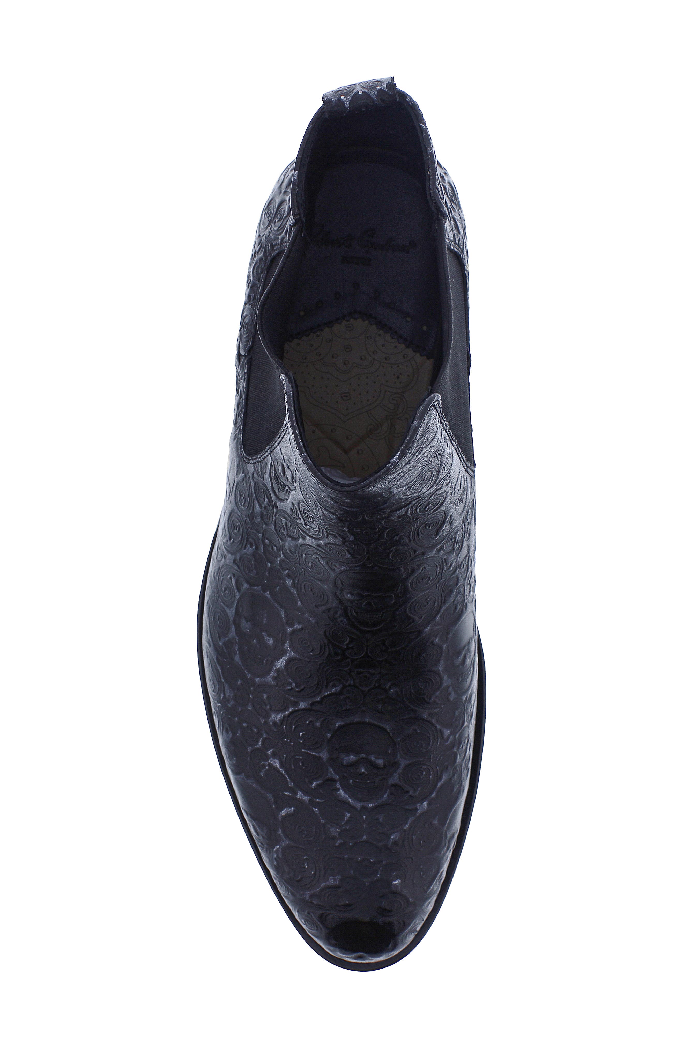 Robert Graham Delmore Chelsea Boot, Alternate, color, Black