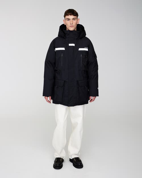 Quartz Co. Vostok 3.0 | Hooded Down Expedition Jacket In Black