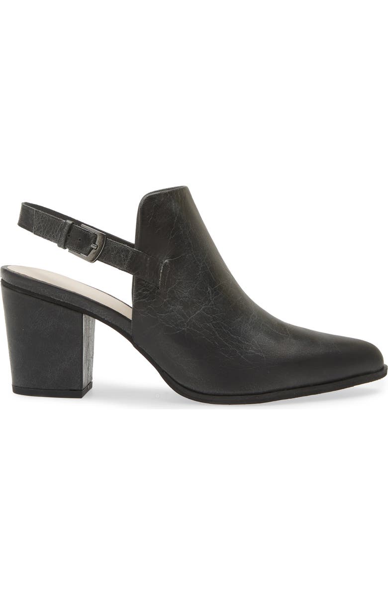 Chocolat Blu Eldorado Slingback Pointed Toe Mule, Alternate, color, Black Leather