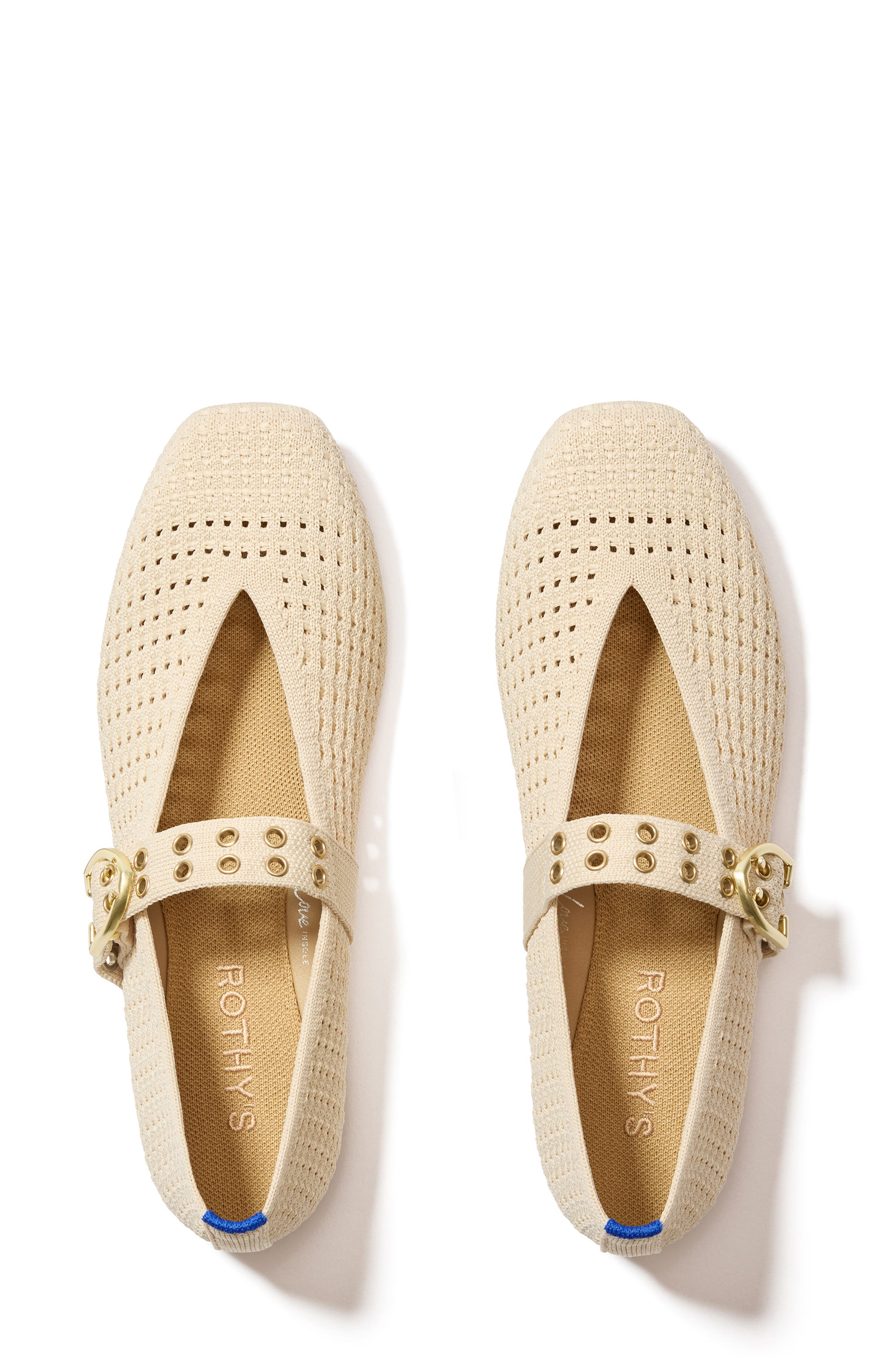 The Max Buckle Mary Jane, Alternate, color, OFF WHITE MESH