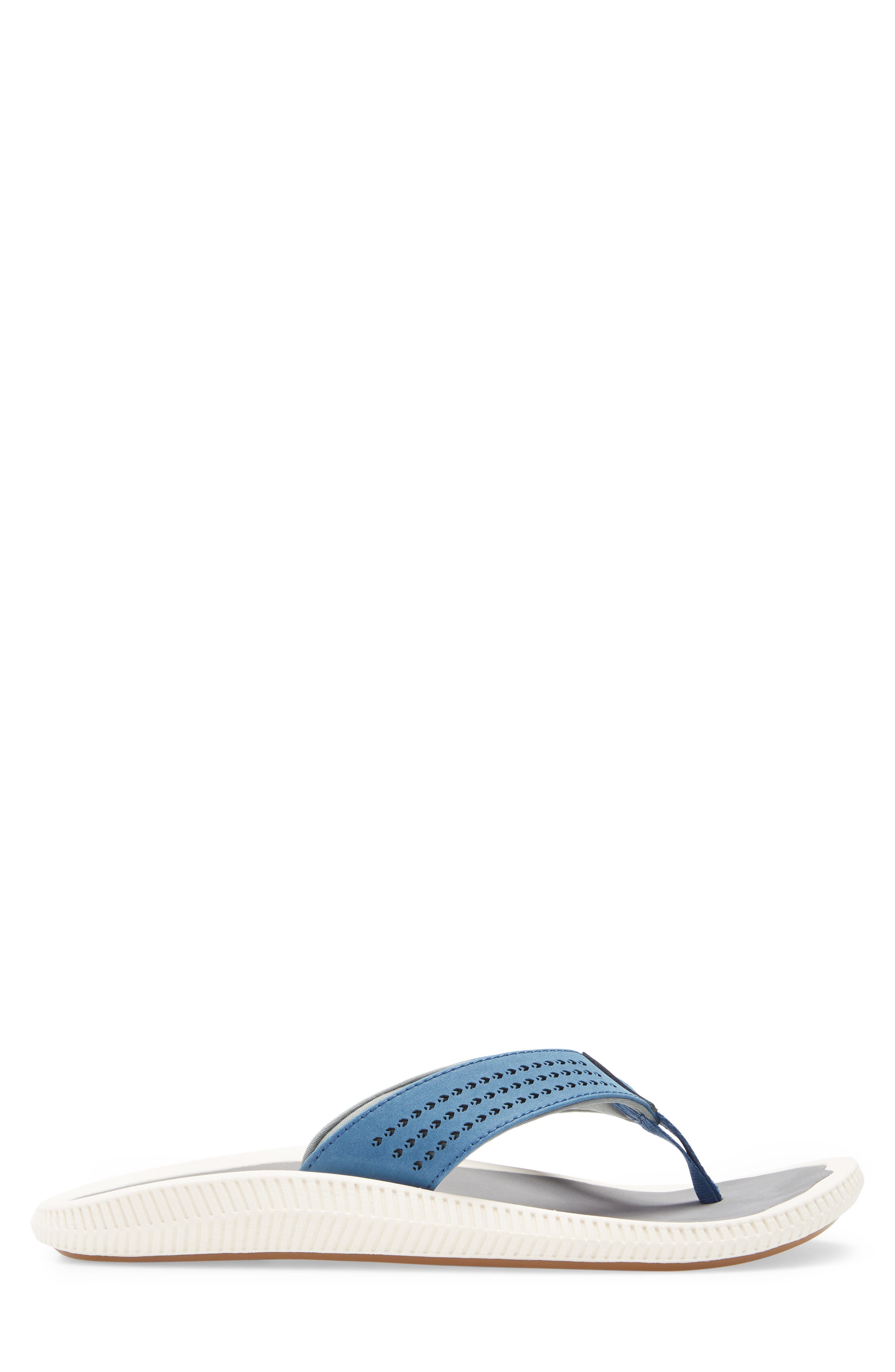 Ulele Flip Flop, Alternate, color, SLATE BLUE/ CHARCOAL