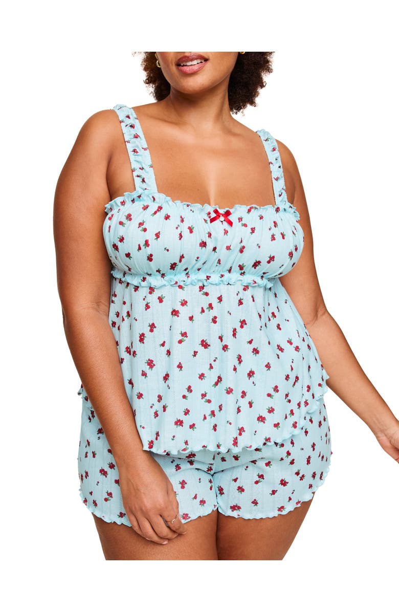 Adore Me Leanore Tank And Shorts Pajamas, Main, color, 