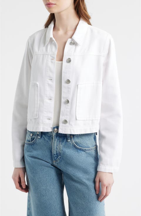 Adrianna Denim Trucker Jacket