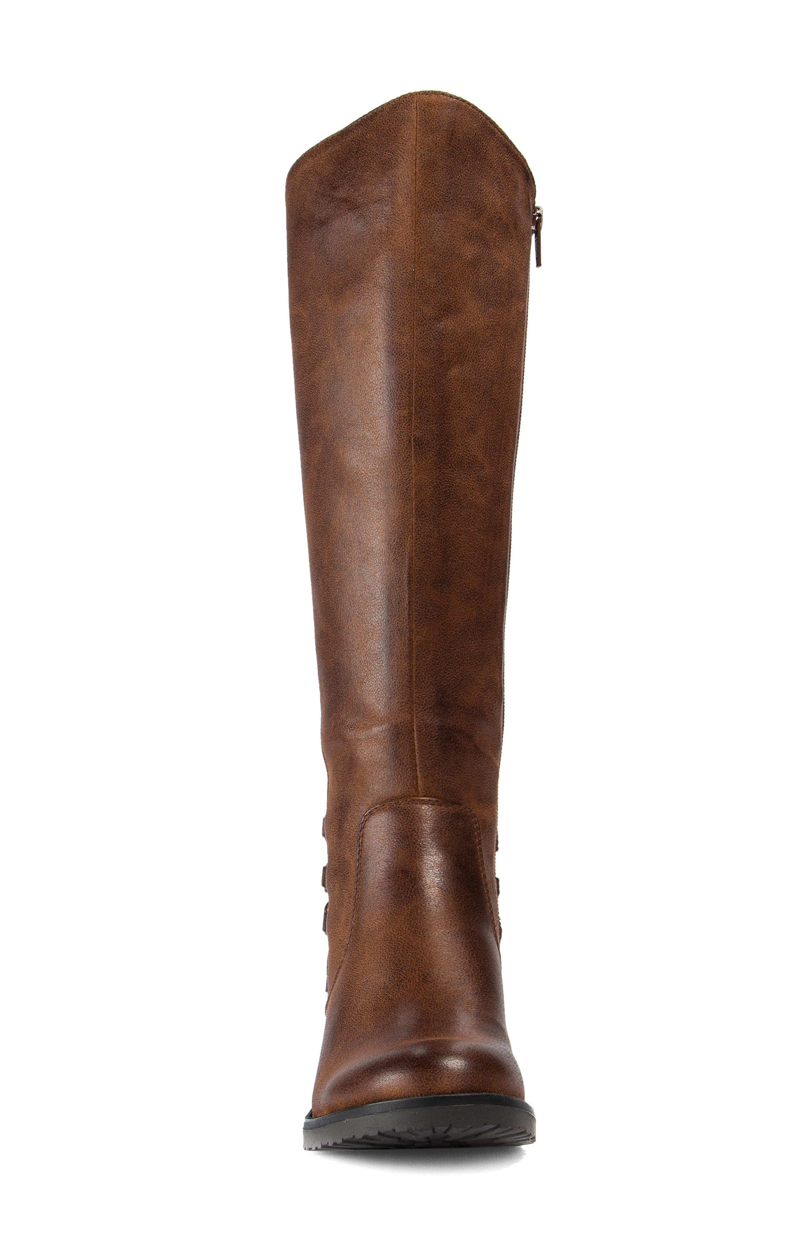Ornella Riding Boot, Alternate, color, BRUSH BROWN