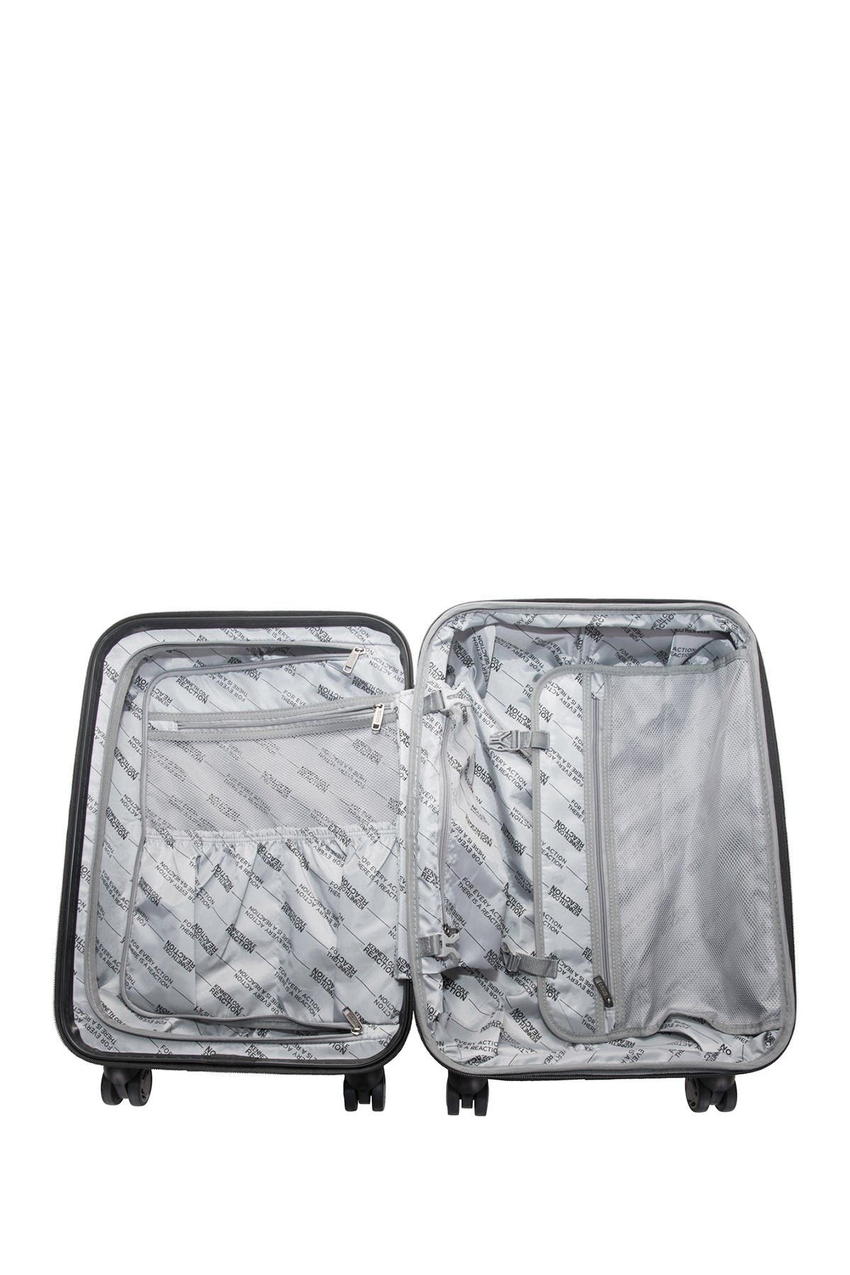 Kenneth Cole Reaction Renegade 3-Piece Lightweight Hardside Expandable Luggage Set, Alternate, color, Silver