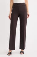 Anne Klein High Waist Wide Leg Pull-On Pants
