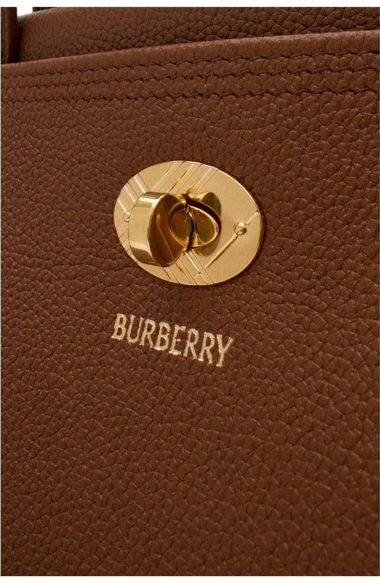 Burberry Medium Cotswolds Check Tote, Alternate, color, Hazel Brown