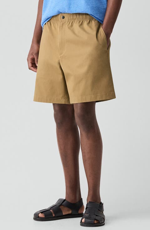 Easy Elastic Waist Cotton Shorts