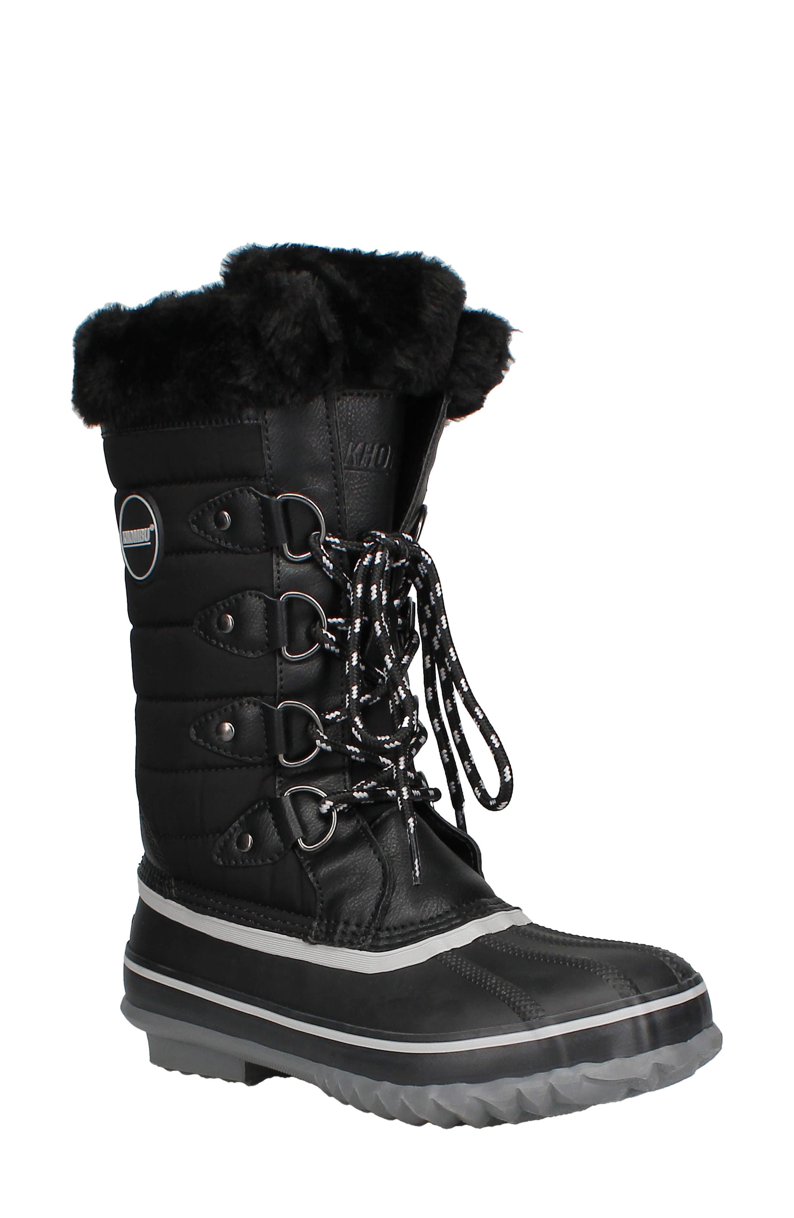 Khombu Denise Faux Fur Lined Boot, Main, color, 