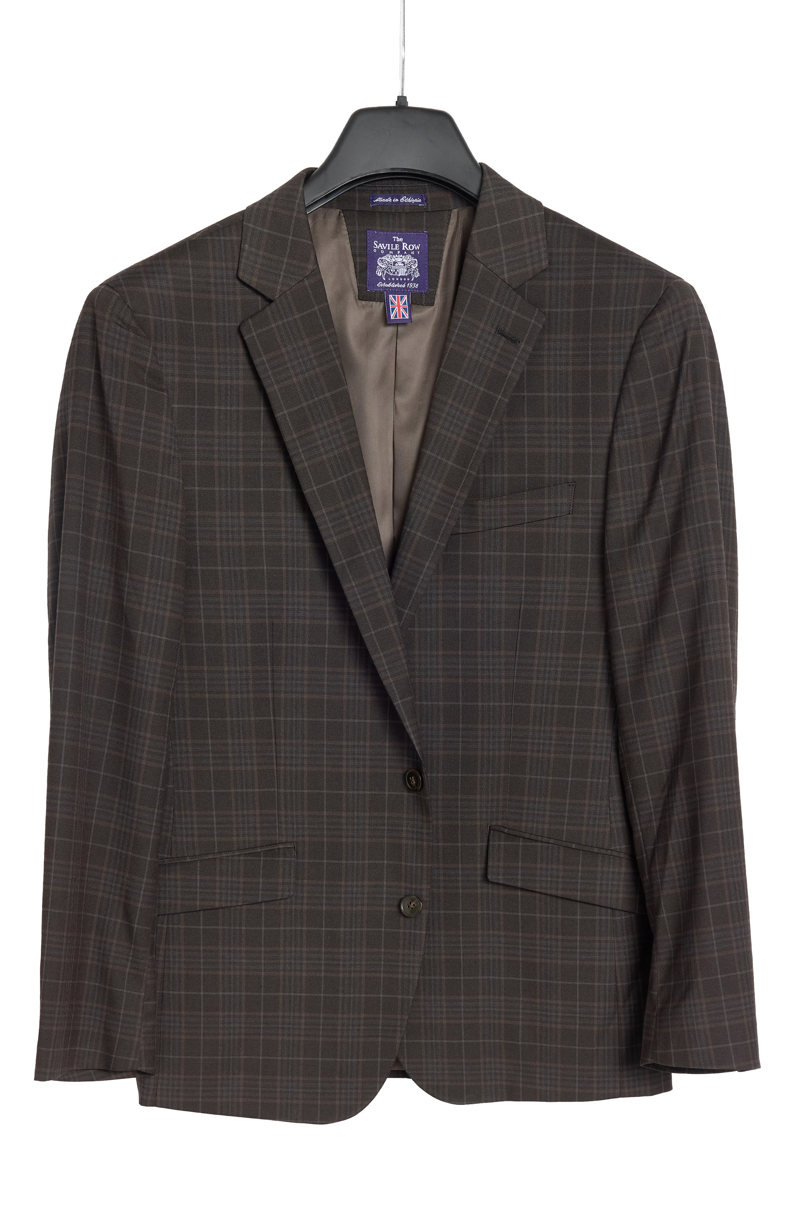 SAVILE ROW CO Plaid Slim Fit Stretch Sport Coat (Men) | Nordstromrack