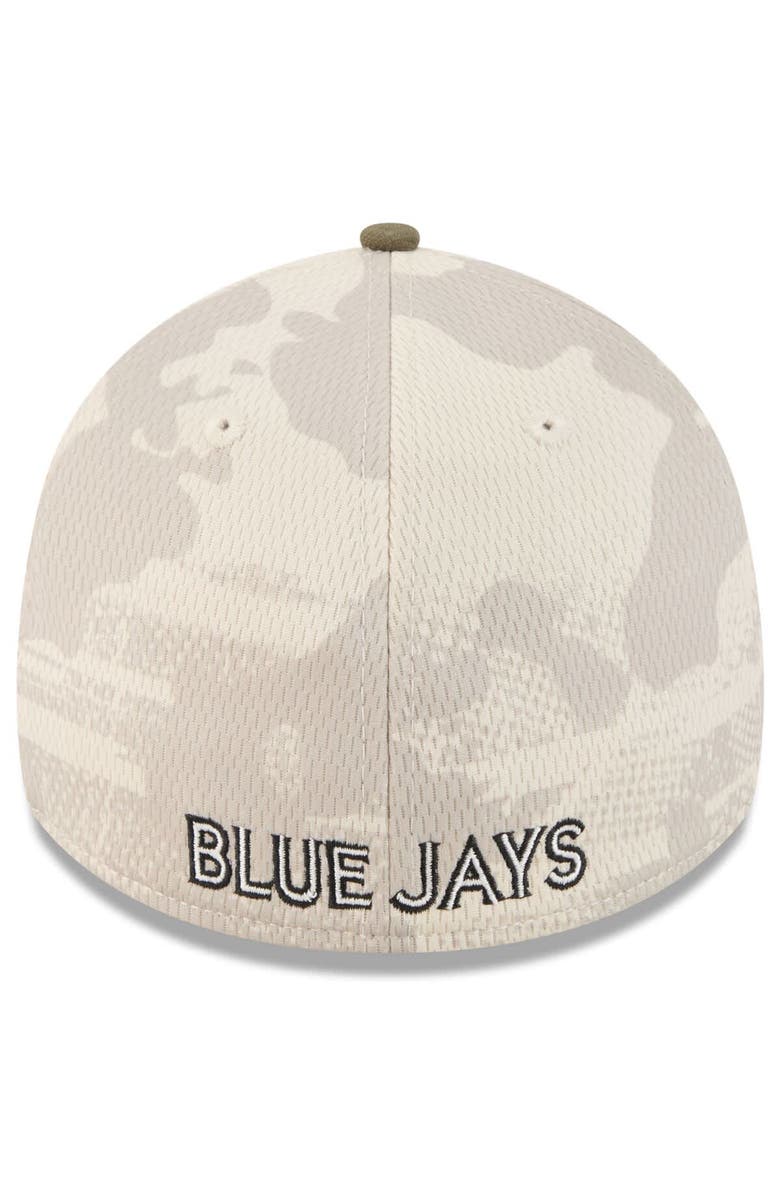 New Era Men's New Era Light Beige/Olive Toronto Blue Jays 2025 Armed Forces Day 39THIRTY Flex Hat, Alternate, color, Light Beige