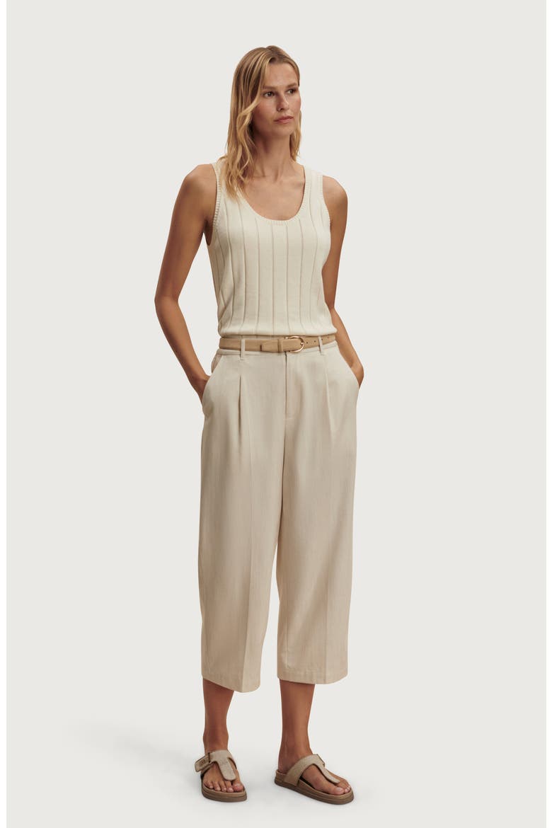 Ayaka Wide Rib Cotton Tank, Alternate, color, PRISTINE