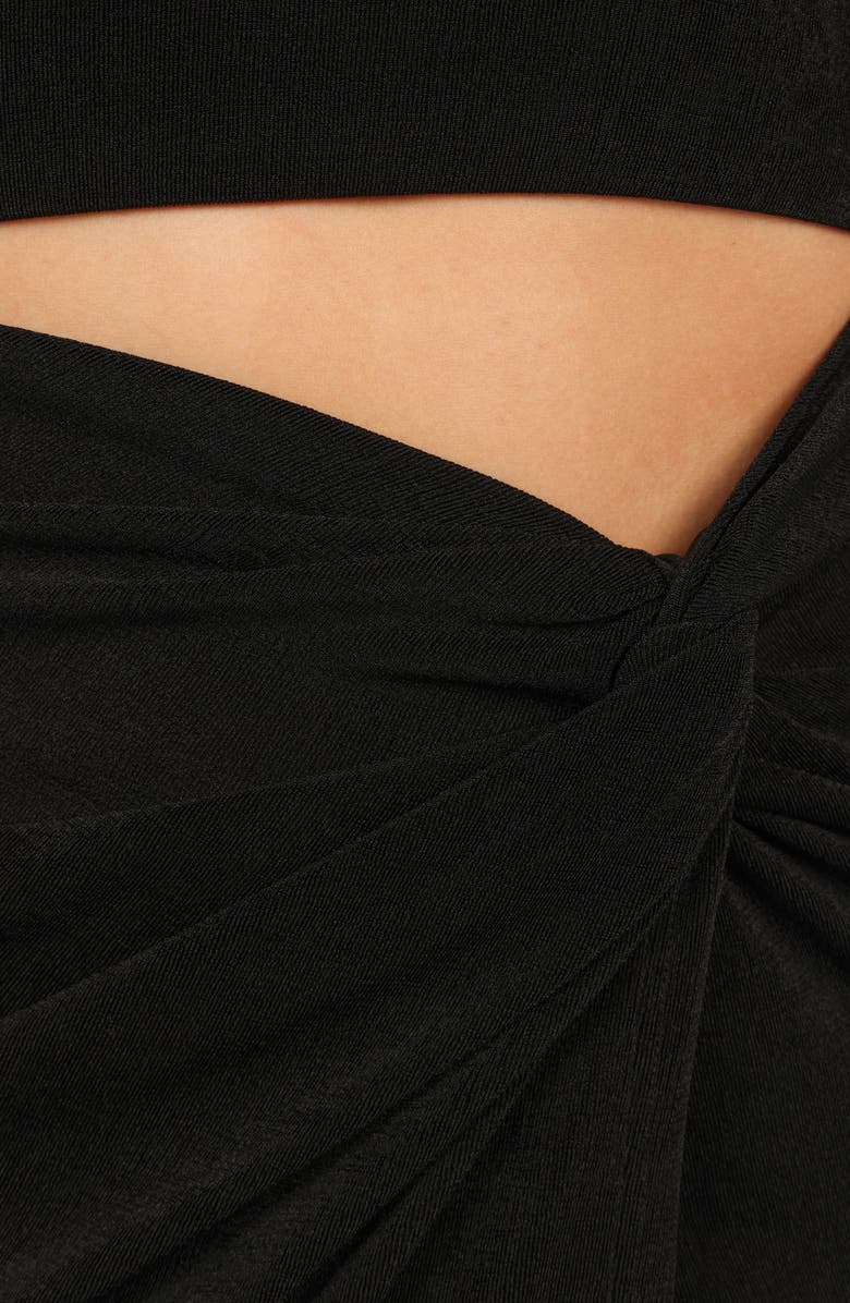 Petal & Pup Scarlette Halter Dress, Alternate, color, Black