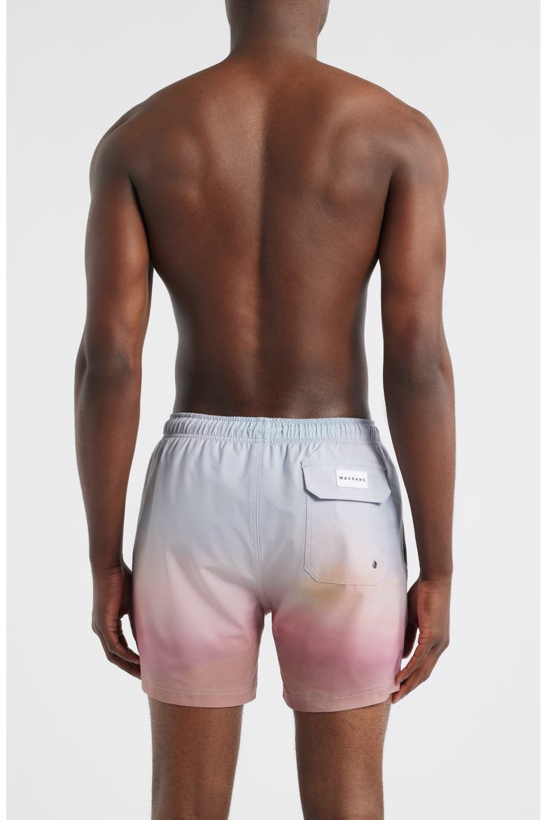 Sunset Swim Trunks, Alternate, color, MULTI