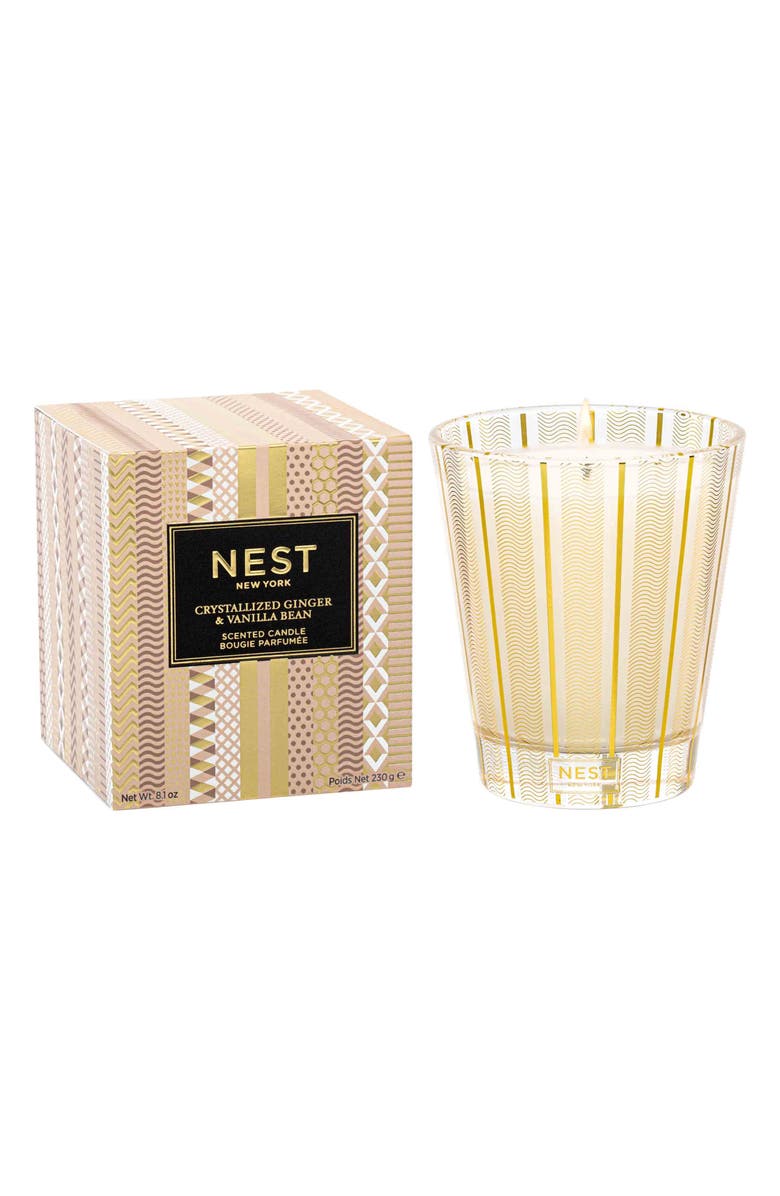 NEST New York Crystallized Ginger & Vanilla Bean Candle, Main, color,