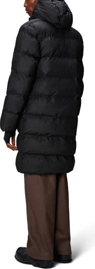 Long waterproof puffer coat outlet