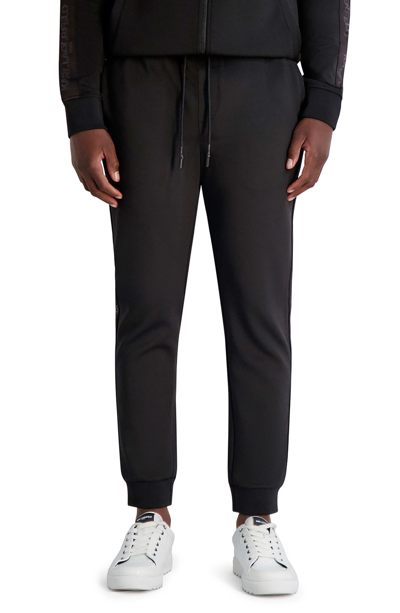 KARL LAGERFELD PARIS Logo Tape Joggers