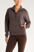 Zella Soft Luxe Half Zip Pullover