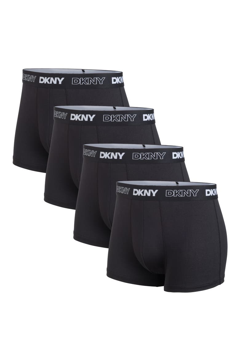 Ultra-Soft Pack of 4 Trunks, Main, color, BLACK/BLACK/BLACK/BLACK